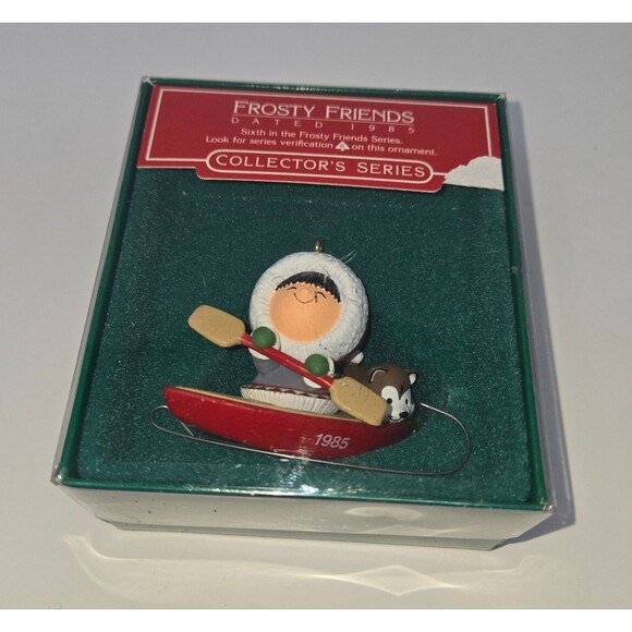 Hallmark Frosty Friends 17 Christmas Ornaments Mostly New in Box 1982-2007 - Picture 14 of 16